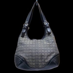 Coach Soho Bucket Bag Handbag 6800 Canvas Leather Trim